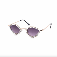 Mini Teardrop Rhinestone Sunglasses