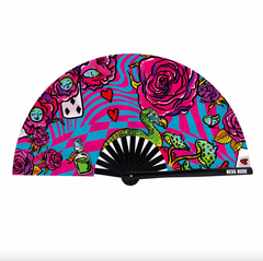 Meanie Queenie Blacklight Large Folding Fan