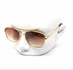 Luxury Rounded Square Aviator Gradient Sunglasses
