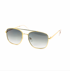 Luxury Rounded Square Aviator Gradient Sunglasses
