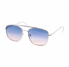 Luxury Rounded Square Aviator Gradient Sunglasses