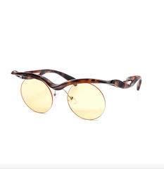Oval Festival Semi-Rimless Sunglasses