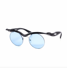 Oval Festival Semi-Rimless Sunglasses