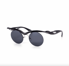 Oval Festival Semi-Rimless Sunglasses