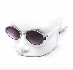 Eurovision Oval Metal Sunglasses