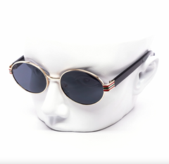 Eurovision Oval Metal Sunglasses