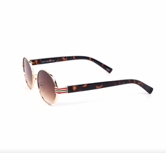 Eurovision Oval Metal Sunglasses