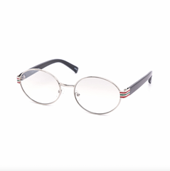 Eurovision Oval Metal Sunglasses
