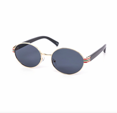Eurovision Oval Metal Sunglasses
