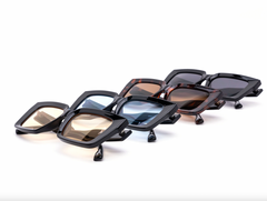 Minimalist Chunky Square Frame Sunglasses