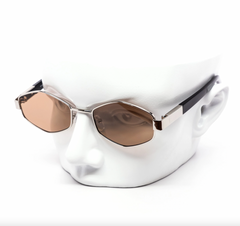 Hexa Diamond Metal Minimalist Sunglasses