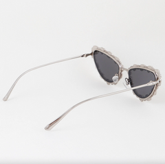 Multi Bejeweled Cat Eye Sunglasses