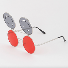 Star Smiley Face Tinted Sunglasses