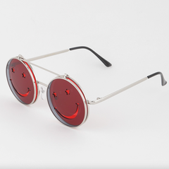 Star Smiley Face Tinted Sunglasses