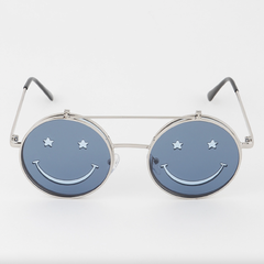 Star Smiley Face Tinted Sunglasses