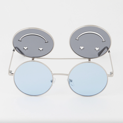 Star Smiley Face Tinted Sunglasses