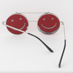 Star Smiley Face Tinted Sunglasses