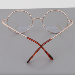 Blue Light Blocker Retro Round Glasses