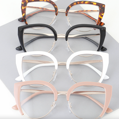 Modern Bright Cat Eye Optical Glasses