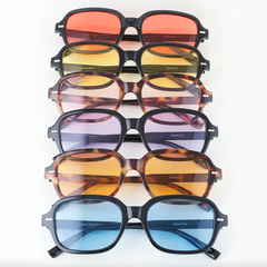 Cory Bright Tinted Arrow Sunglasses