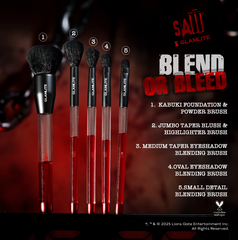 SAW "Blood Bath" Brush Set