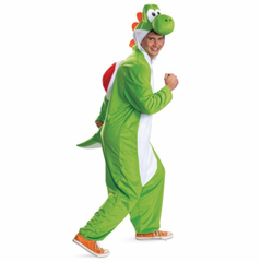 Yoshi Hooded Jumpsuit Adult Costume