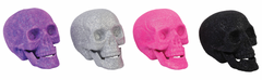 4" Neon Glitter Skulls