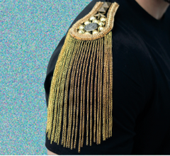 Pop Icon Epaulet Shoulder Tassels