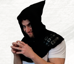 Medieval Black Fantasy Hood