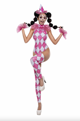 Diamond Clown Women's Sexy Costume