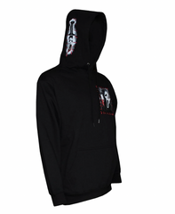 Stitch Patch Ghost Face Hoodie