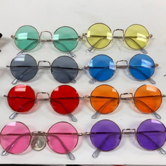 Colorful Lennon Style Sunglasses
