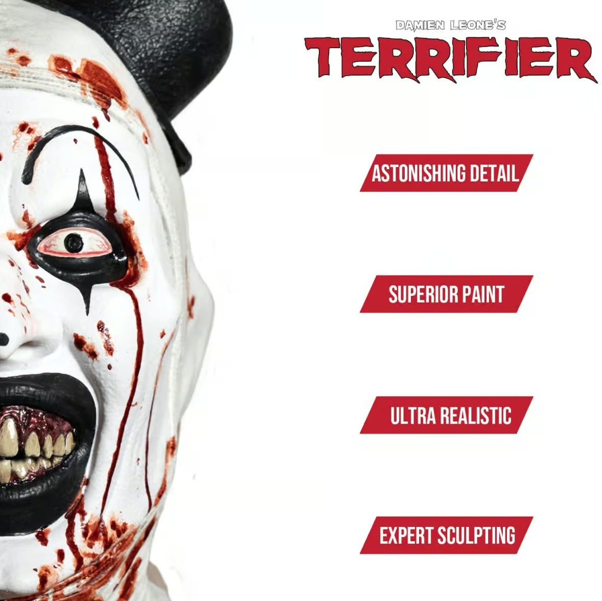 Terrifier "Art The Clown" Latex Masks