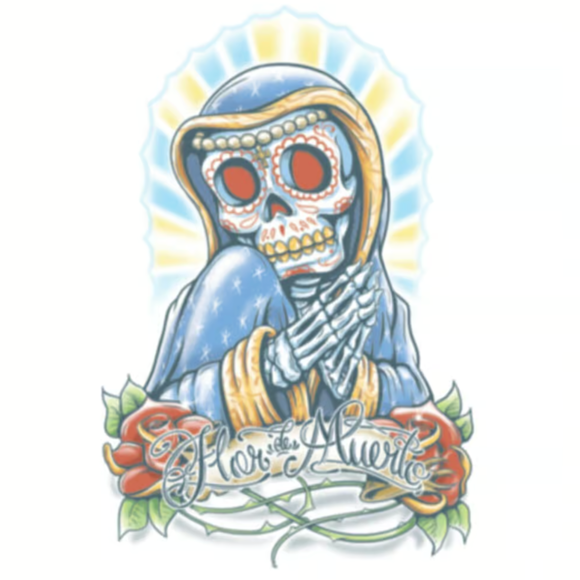 Tinsley Day of the Dead Tattoo Transfers