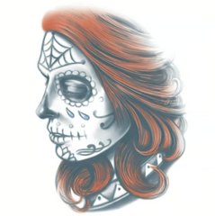 Tinsley Day of the Dead Tattoo Transfers