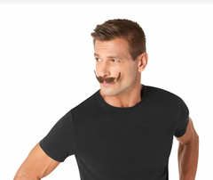 100% Human Hair Fake Handle Bar Mustache