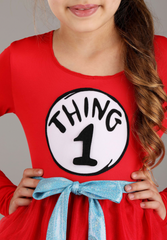 Dr.Seuss Thing 1 & Thing 2 Girls Costume