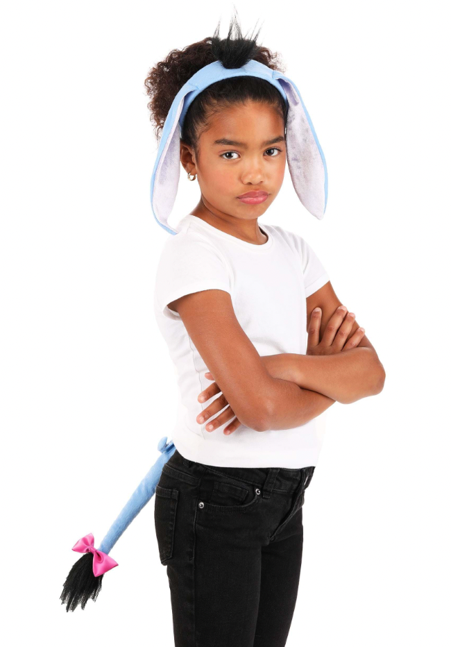 Winnie the Pooh Eeyore Ears Headband & Tail Kit