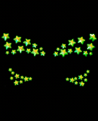 Celeste Glow in the Dark Face Jewels Sticker