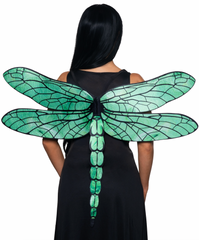 Green Dragonfly Wings