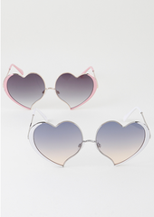 Bright Heart-Shaped Sunglasses