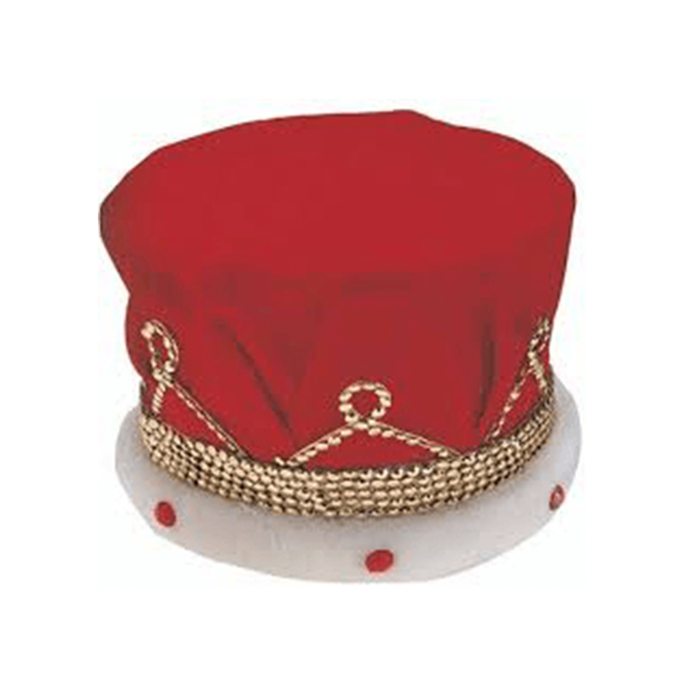 Red Royal Adult King's Crown