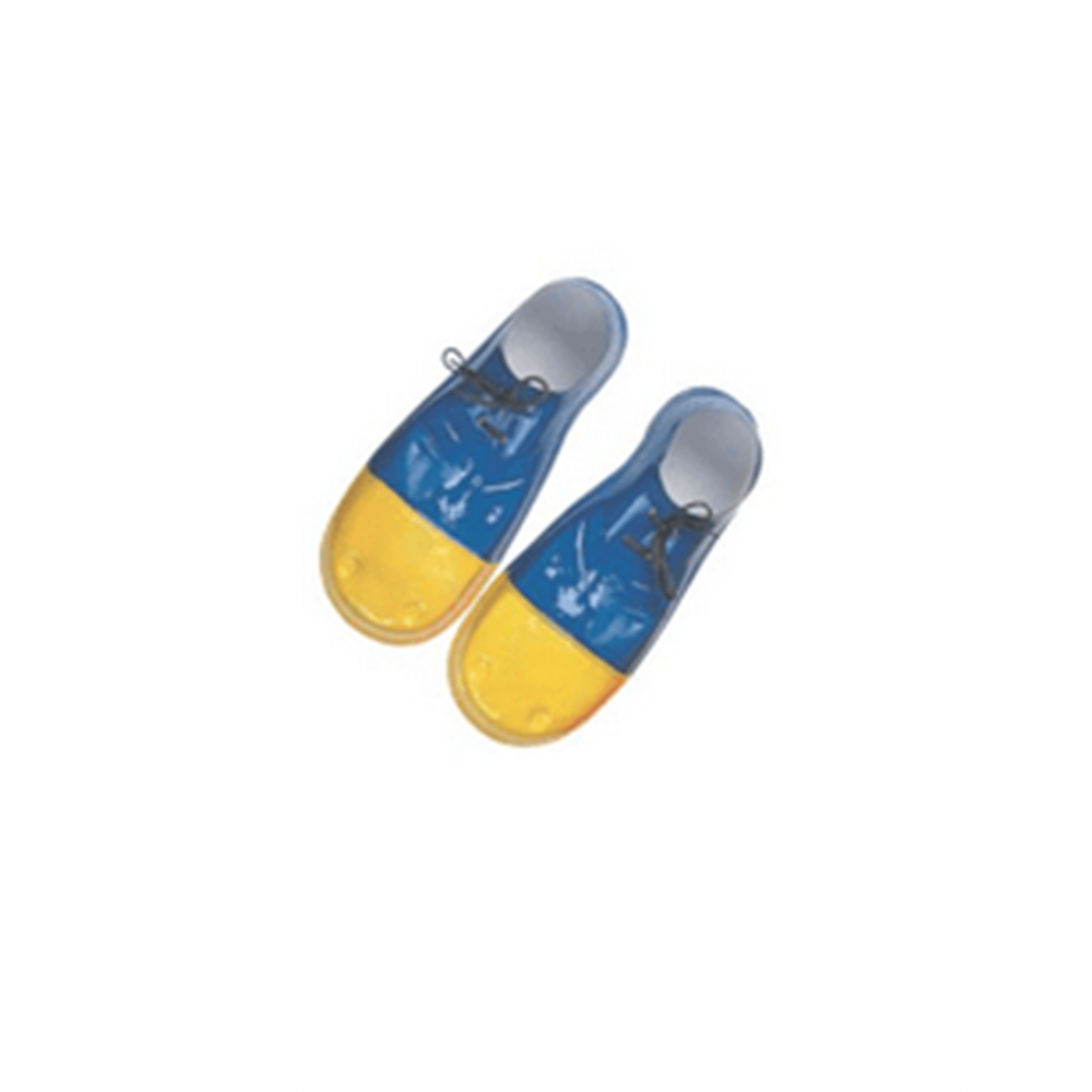 Blue and Yellow Adult Clown Shoe Covers