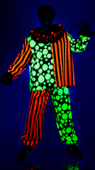 Kreepy Clown Neon Terror Costume