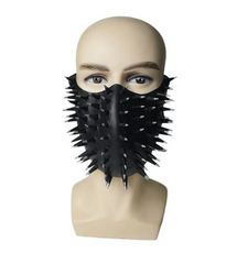 Adult Gothic Steampunk Half Face Latex Mask