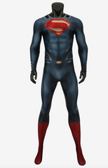 Superman Clark Kent Inspired Cosplay Costume Jumpsuit With Cape