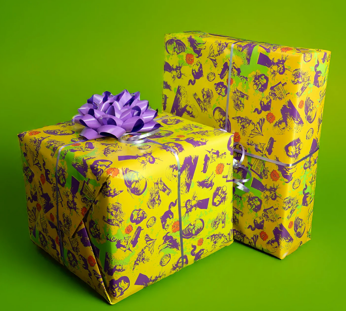 Wrapper in Terror Goosebumps Splatter Wrapping Paper