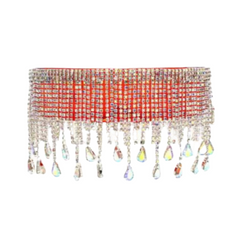 Rhinestone Drapes Fashion Sunglasses