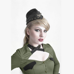Gothic Military Ship Cap