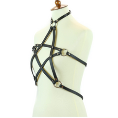 Leather Pentagram Harness